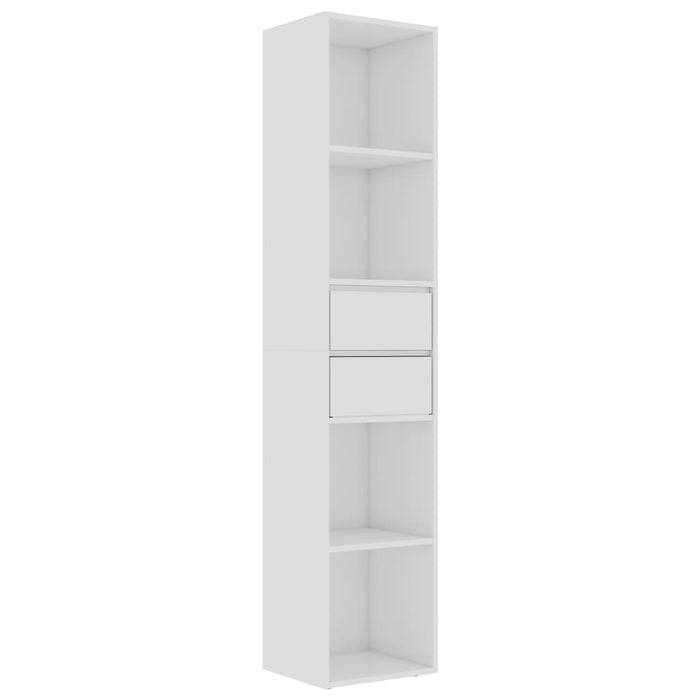 Libreria Bianco Lucido 36x30x171 cm in Truciolato cod mxl 13317