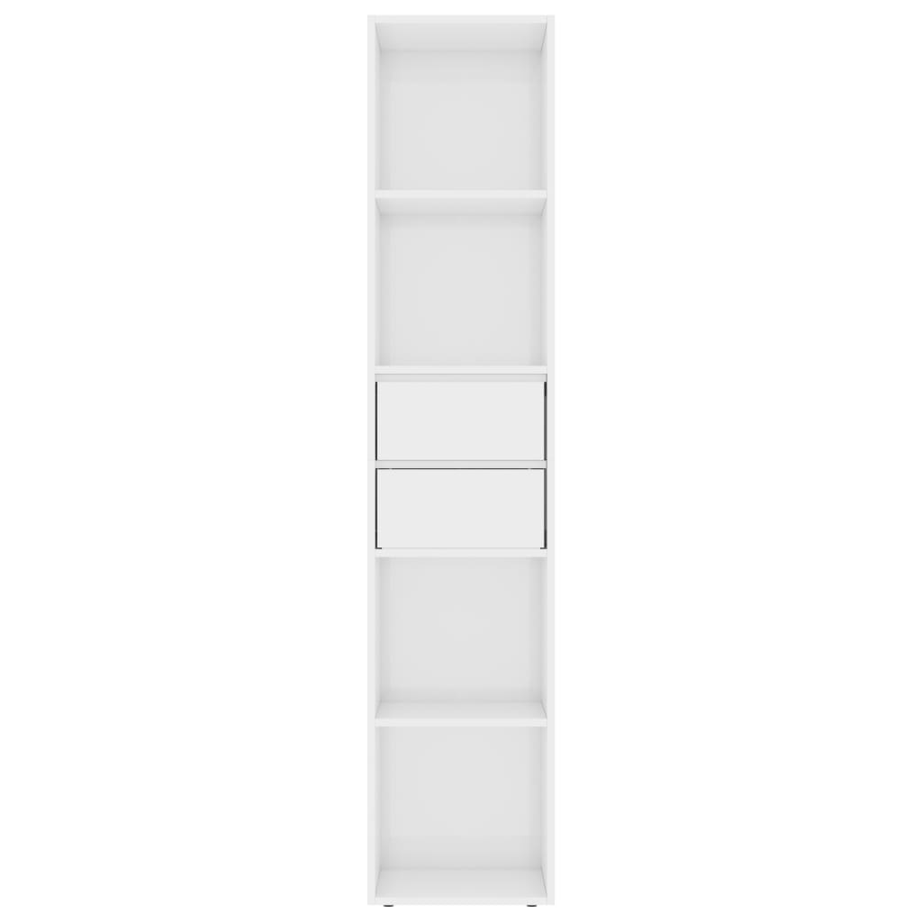 Libreria Bianco Lucido 36x30x171 cm in Truciolato cod mxl 13317