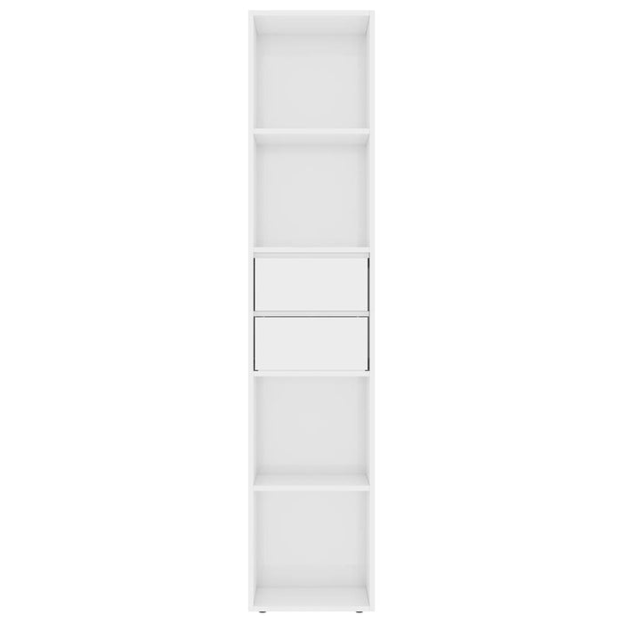 Libreria Bianco Lucido 36x30x171 cm in Truciolato cod mxl 13317