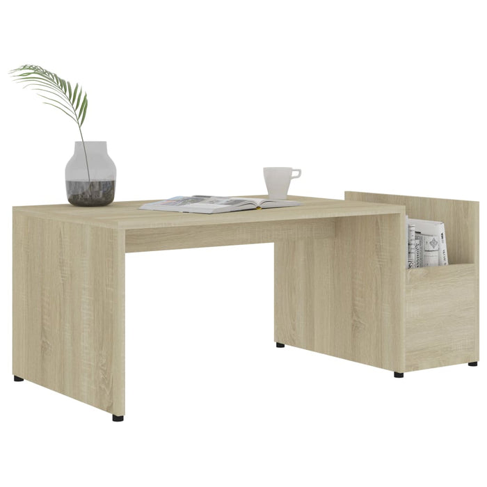 Tavolino da Salotto Rovere Sonoma 90x45x35 cm Legno Multistrato 802924