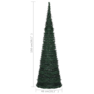 Albero di Natale Artificiale Pop-up Stringa a LED Verde 150 cm cod mxl 23910