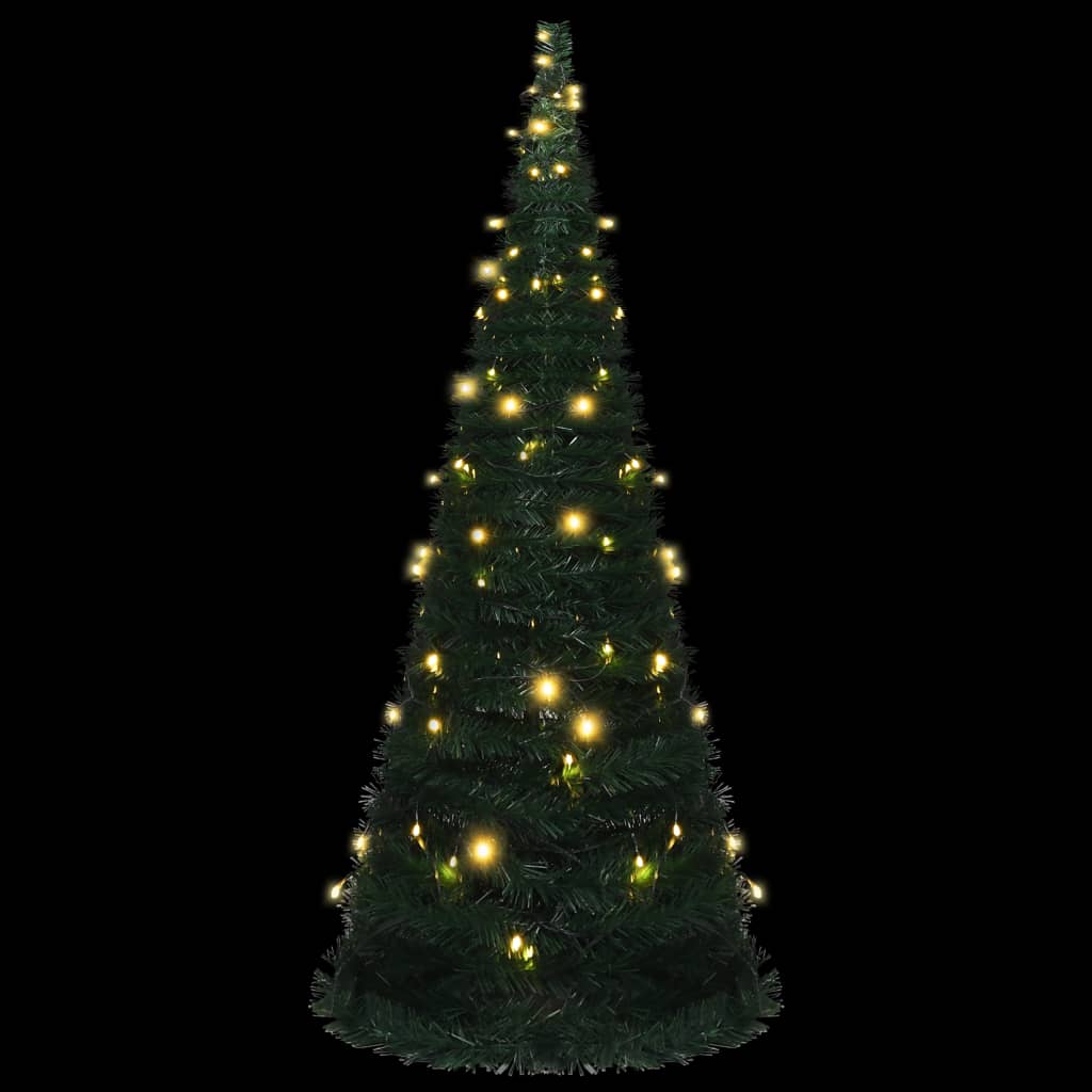 Albero di Natale Artificiale Pop-up Stringa a LED Verde 210cm cod mxl 17201