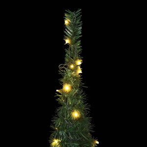 Albero di Natale Artificiale Pop-up Stringa a LED Verde 210cm cod mxl 17201