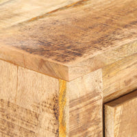 Credenza 59x35x75 cm in Legno Massello di Mango Grezzo 320212