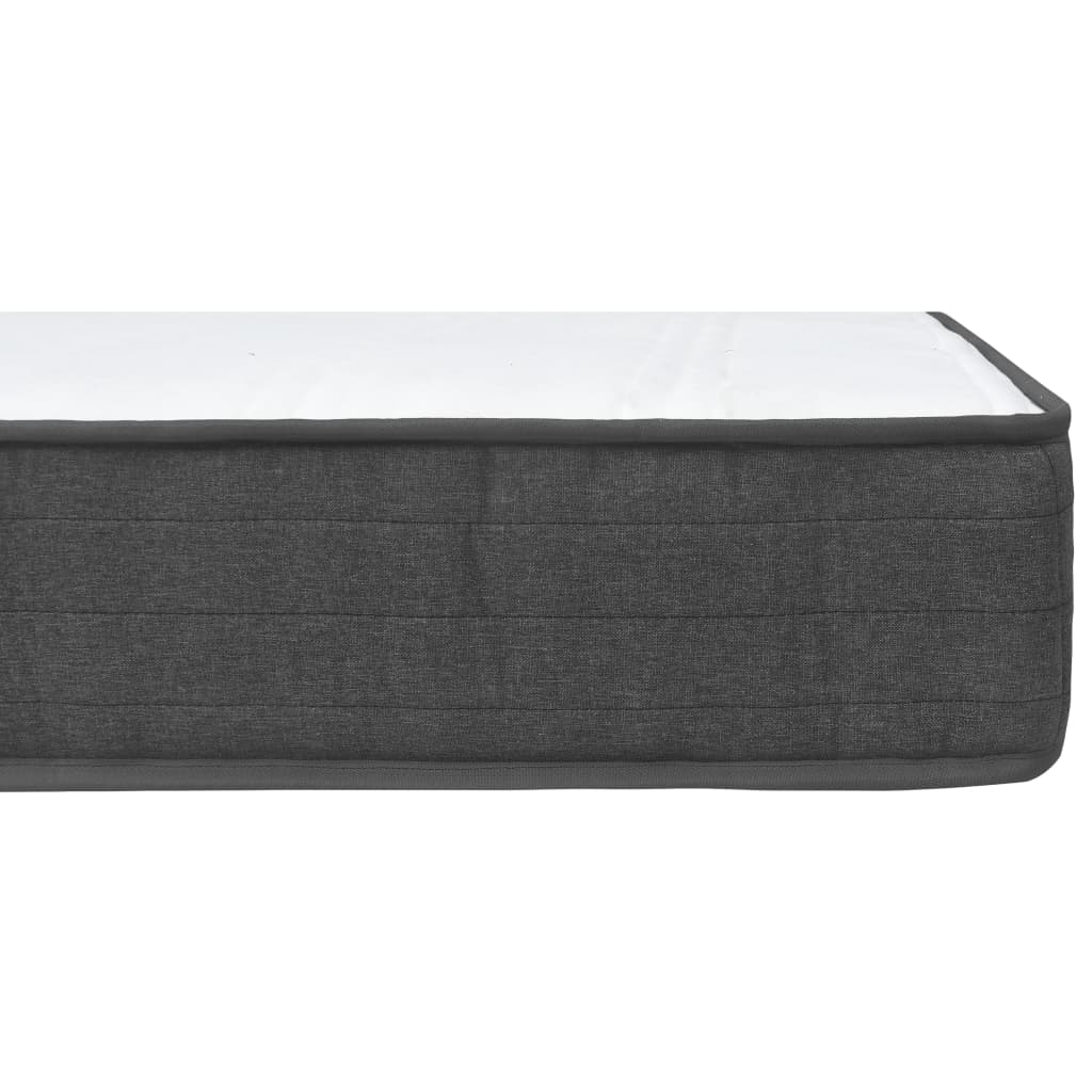 Letto a Molle Grigio Scuro in Tessuto 180x200 cm 3054796