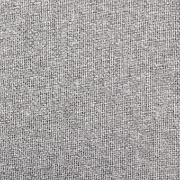 Tende Oscuranti Effetto Lino con Occhielli 2pz 140x175cm Grigio 321168