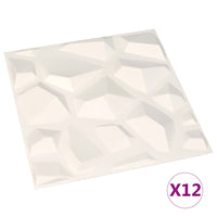 Pannelli a Parete 3D 12 pz 0,5x0,5 m 3 m² cod mxl 19570