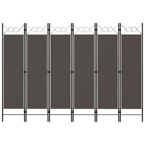 Paravento a 6 Pannelli Antracite 240x180 cm 320713