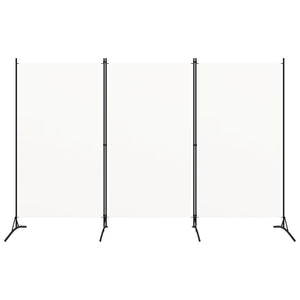 Divisorio a 3 Pannelli Bianco 260x180 cm in Tessutocod mxl 72961