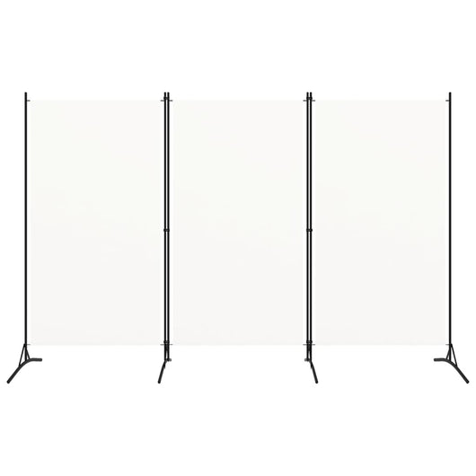 Divisorio a 3 Pannelli Bianco 260x180 cm in Tessutocod mxl 72961