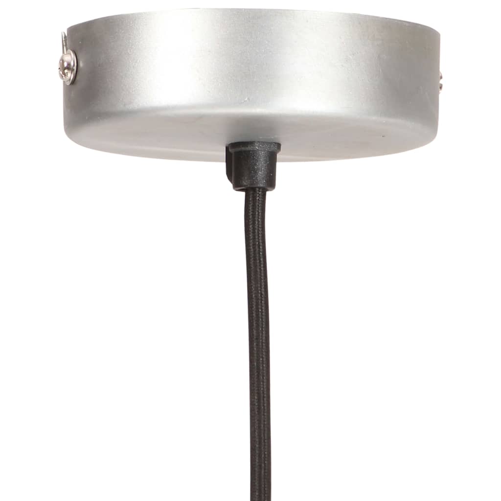 Lampada a Sospensione Industriale 25 W Argento Rotonda 19cm E27 cod mxl 71295