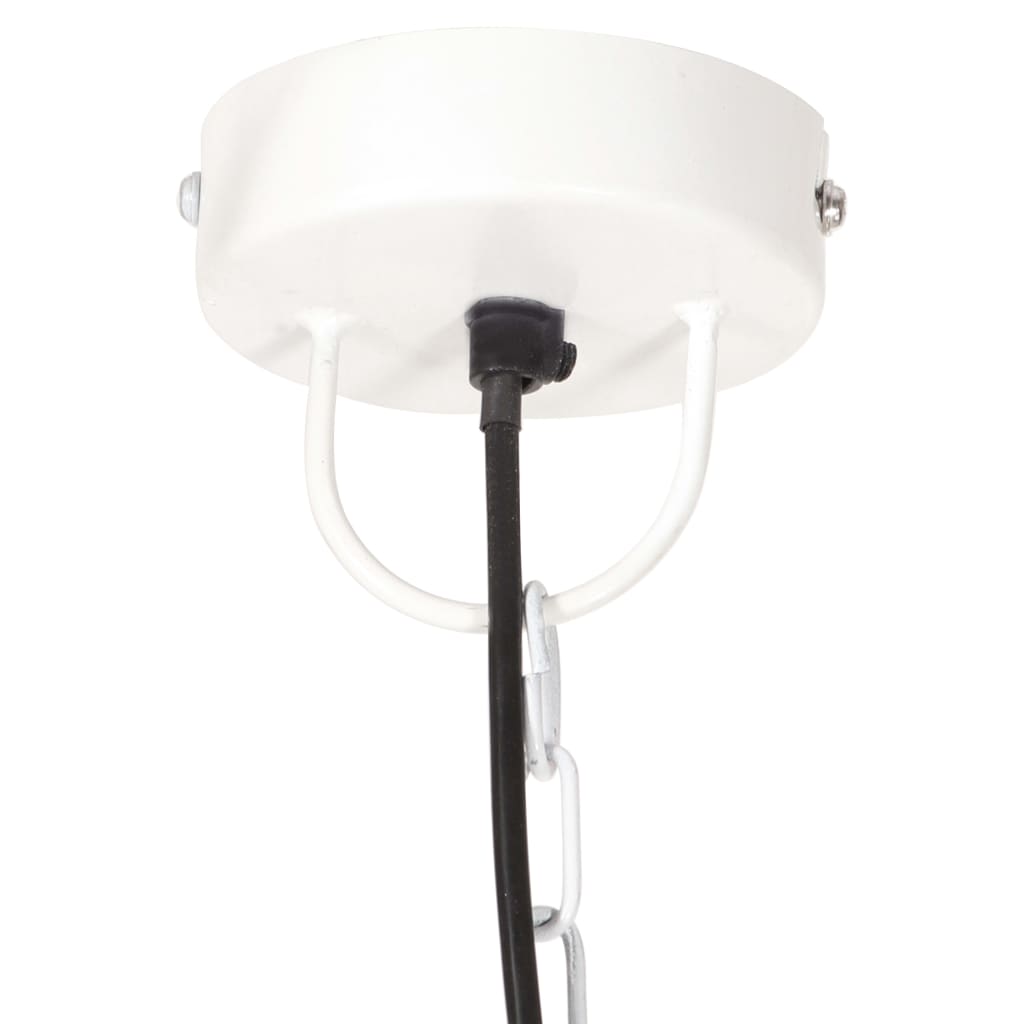 Lampada a Sospensione Industriale 25 W Bianca Rotonda 30 cm E27 320539