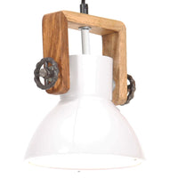 Lampada a Sospensione Industriale 25 W Bianca Rotonda 19 cm E27 320540