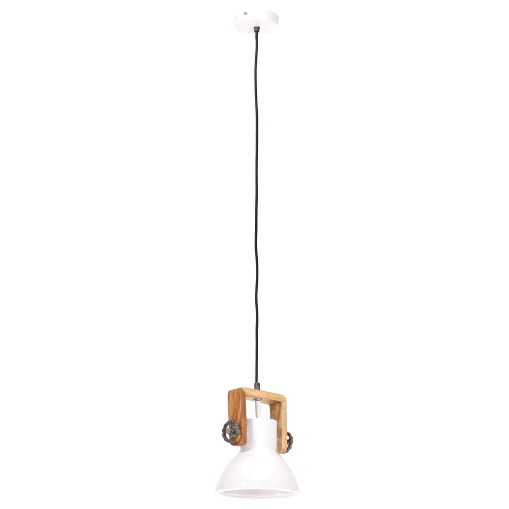 Lampada a Sospensione Industriale 25 W Bianca Rotonda 19 cm E27 320540