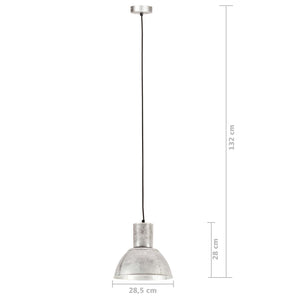 Lampada a Sospensione 25 W Argento Rotonda 28,5 cm E27 320567