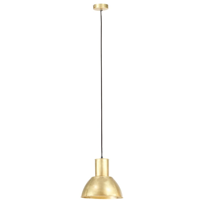 Lampada a Sospensione 25 W Ottone Rotonda 28,5 cm E27 320568