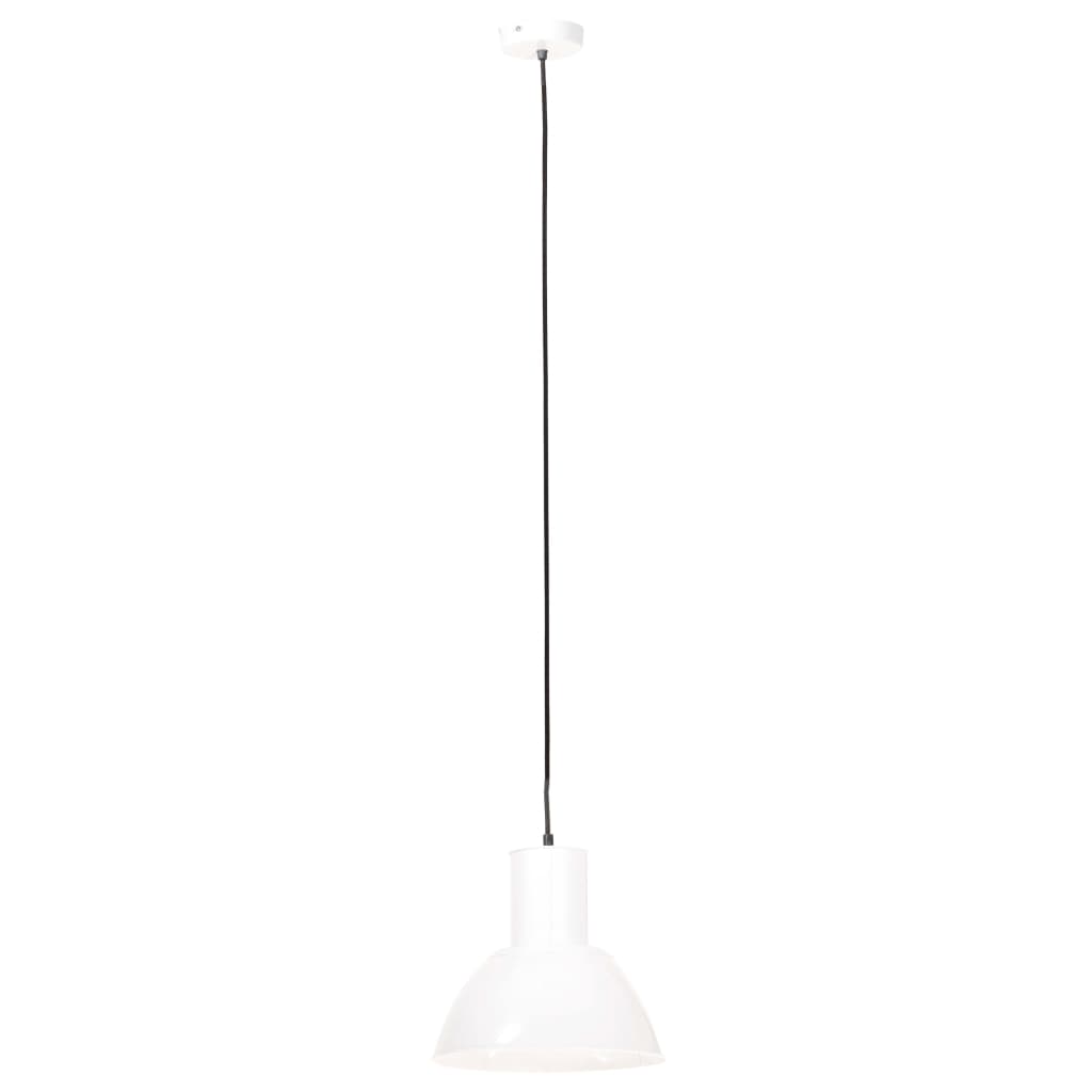 Lampada a Sospensione 25 W Bianca Rotonda 28,5 cm E27 cod 11857