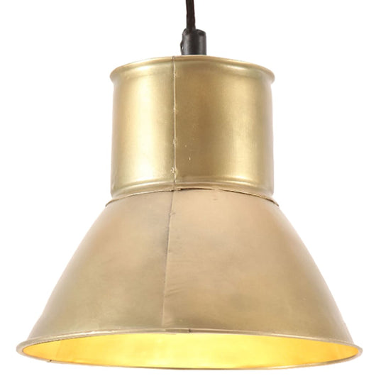 Lampada a Sospensione 25 W Ottone Rotonda 17 cm E27 320572