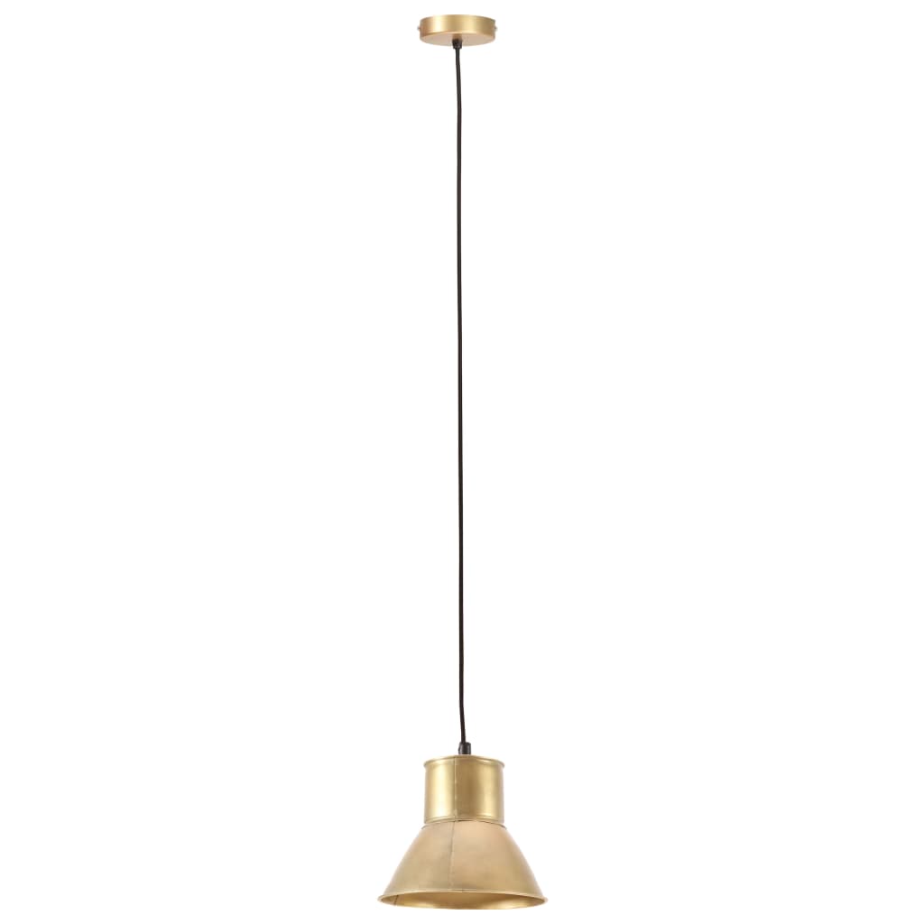 Lampada a Sospensione 25 W Ottone Rotonda 17 cm E27 320572