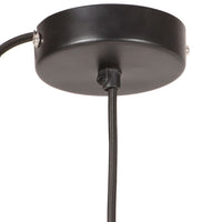 Lampada a Sospensione 25 W Nera Rotonda 17 cm E27 320573