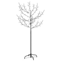 Albero di Natale 120 LED Bianco Freddo Ciliegio in Fiore 150 cm