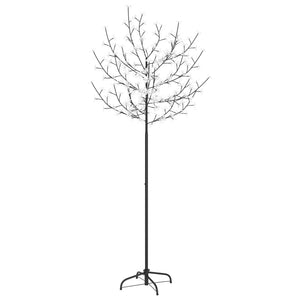 Albero di Natale 200 LED Bianco Caldo Ciliegio in Fiore 180 cm