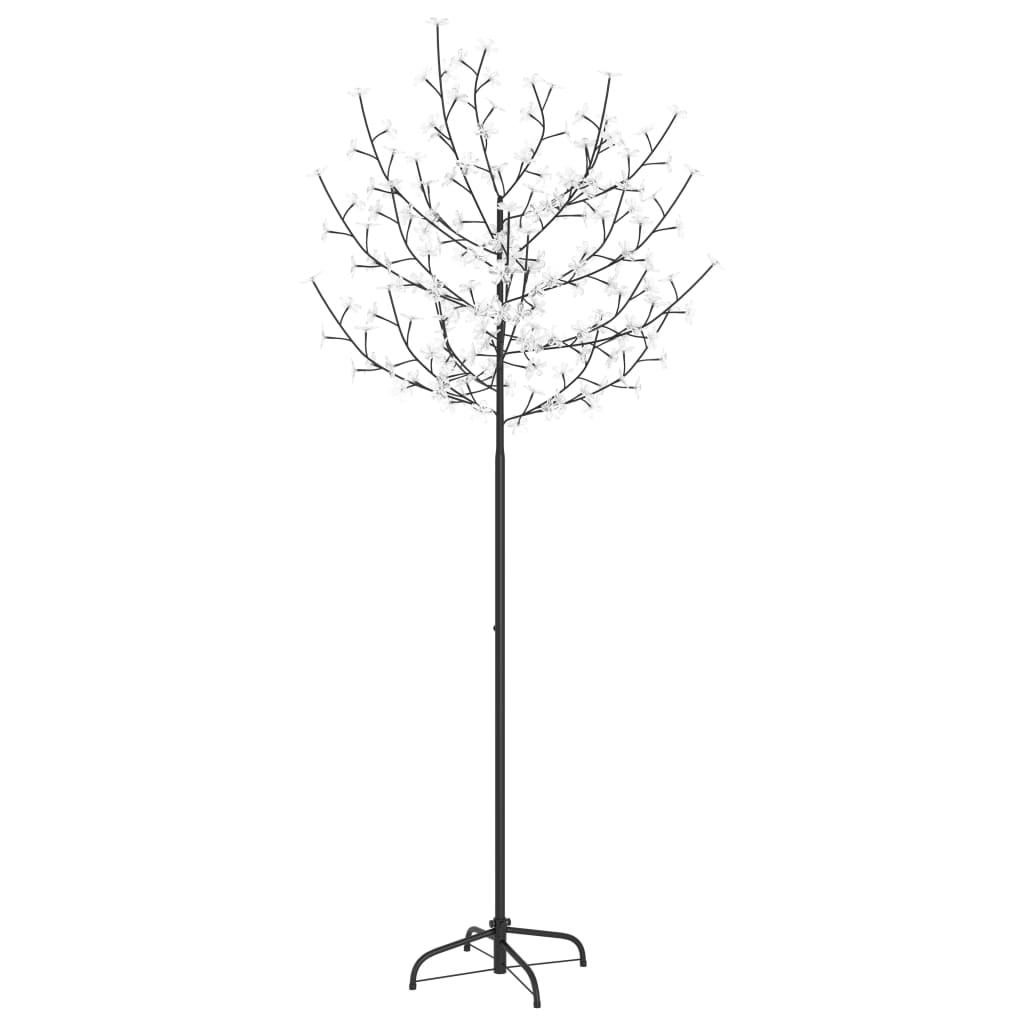 Albero di Natale 200 LED Bianco Caldo Ciliegio in Fiore 180 cm cod 10714