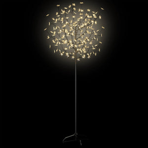 Albero di Natale 200 LED Bianco Caldo Ciliegio in Fiore 180 cm cod 10714