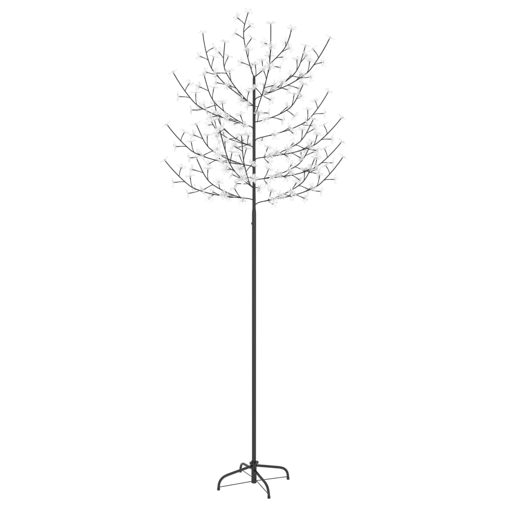 Albero di Natale 220 LED Bianco Caldo Ciliegio in Fiore 220 cm