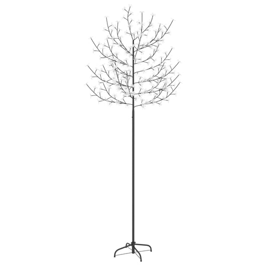 Albero di Natale 220 LED Bianco Caldo Ciliegio in Fiore 220 cm