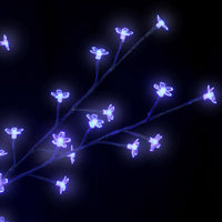 Albero di Natale 600 LED Luce Blu Ciliegio in Fiore 300 cm