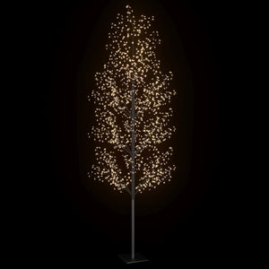 Albero di Natale 1200 LED Bianco Caldo Ciliegio in Fiore 400 cm 51274