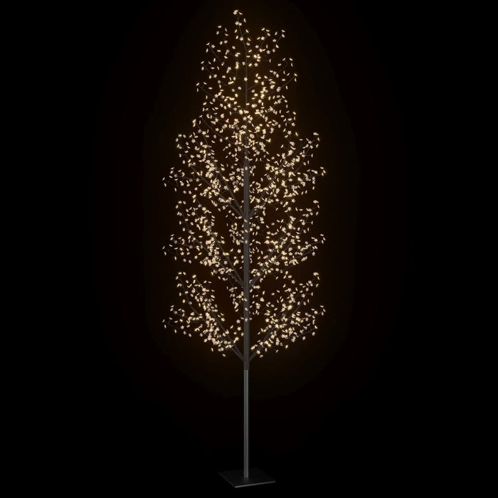 Albero di Natale 1200 LED Bianco Caldo Ciliegio in Fiore 400 cm 51274