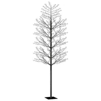 Albero di Natale 2000 LED Bianco Caldo Ciliegio in Fiore 500cm