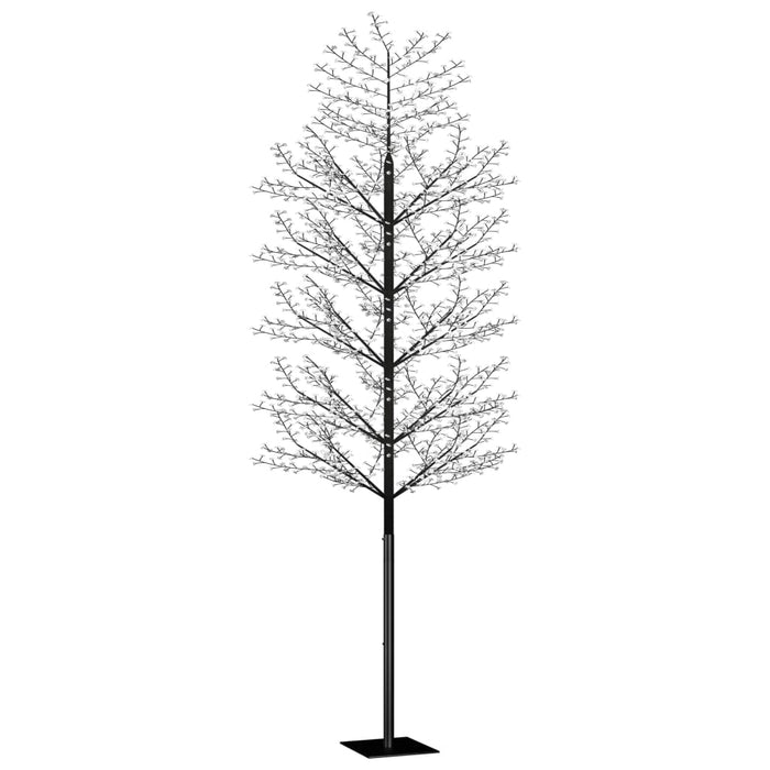 Albero di Natale 2000 LED Bianco Caldo Ciliegio in Fiore 500cm