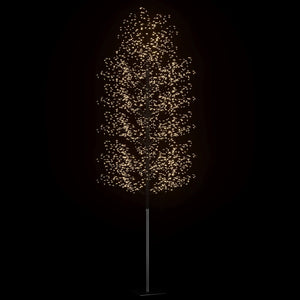 Albero di Natale 2000 LED Bianco Caldo Ciliegio in Fiore 500cm