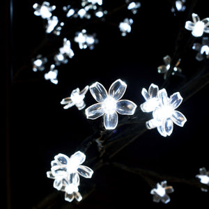 Albero di Natale 2000 LED Bianco Freddo Ciliegio in Fiore 500cm