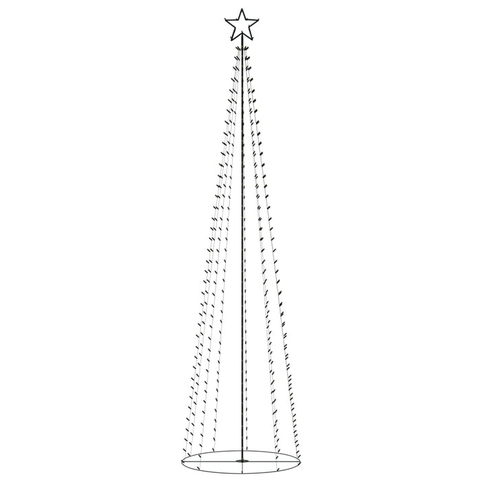 Albero di Natale a Cono con 400 LED Bianco Caldo 100x360 cm cod mxl 57768