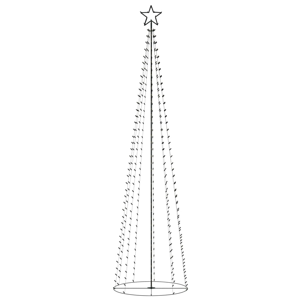 Albero di Natale a Cono con 400 LED Colorati 100x360 cm