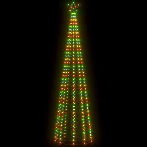 Albero di Natale a Cono con 400 LED Colorati 100x360 cm