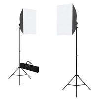 Kit per Studio Fotografico con Luci Softbox e Fondali 3055054