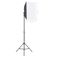 Kit per Studio Fotografico con Luci Softbox e Fondali 3055054