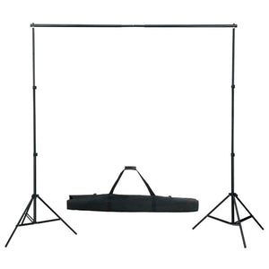 Kit per Studio Fotografico con Luci Softbox e Fondale 3055059