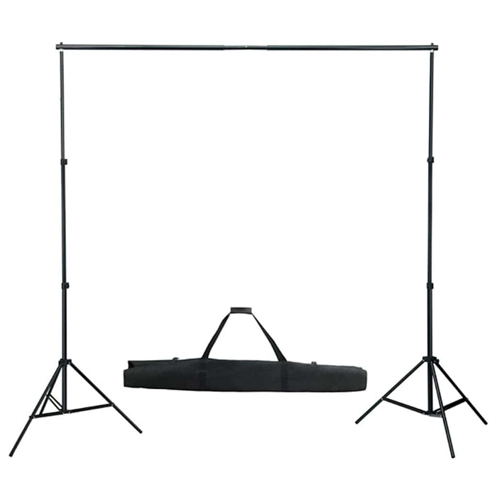 Kit Studio Fotografico con Fondale Luci e Ombrelli 3055084