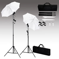 Kit Studio Fotografico con Fondali Luci e Ombrelli 3055089