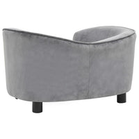 Divano per Cani Grigio 69x49x40 cm in Peluche cod mxl 49395