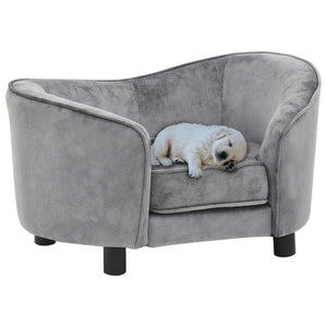 Divano per Cani Grigio 69x49x40 cm in Peluche cod mxl 49395