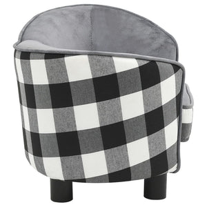 Divano per Cani Grigio 68x38x38 cm in Peluche cod mxl 52385