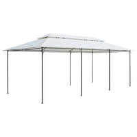 Gazebo 600x298x270 cm Bianco 180g/m² cod mxl 66033