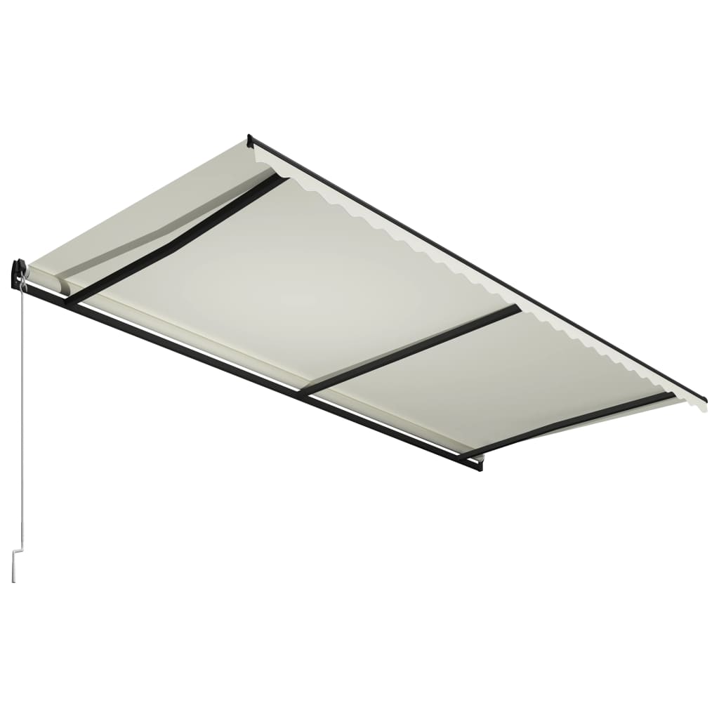 Tenda da Sole Retrattile Manuale 600x300 cm Crema cod mxl 43595